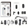 VantCam 4K Thumb Sports Camera  — Complete Kit (9 Accessories Included)